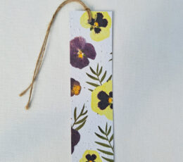 GROWING PAPER FLOWER SEED MIX SEED PANSY LOVE BOOKMARK 01 Web