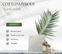 Triple Orange 100% Cotton Body Wash Cloth