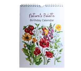 Growing Paper 2026  Seeded Plantable Birthday Calendar-Nature’s Palette A5